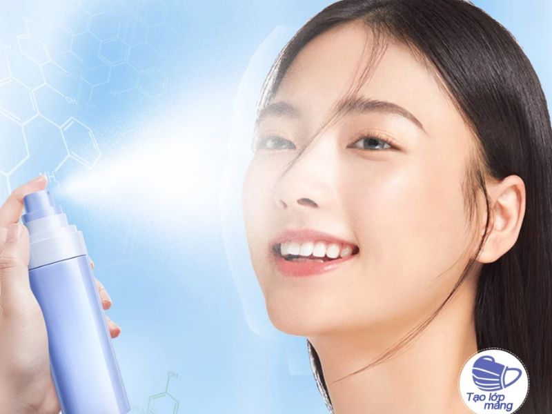 Xịt khoáng có thể tạo lớp màng bảo vệ nền