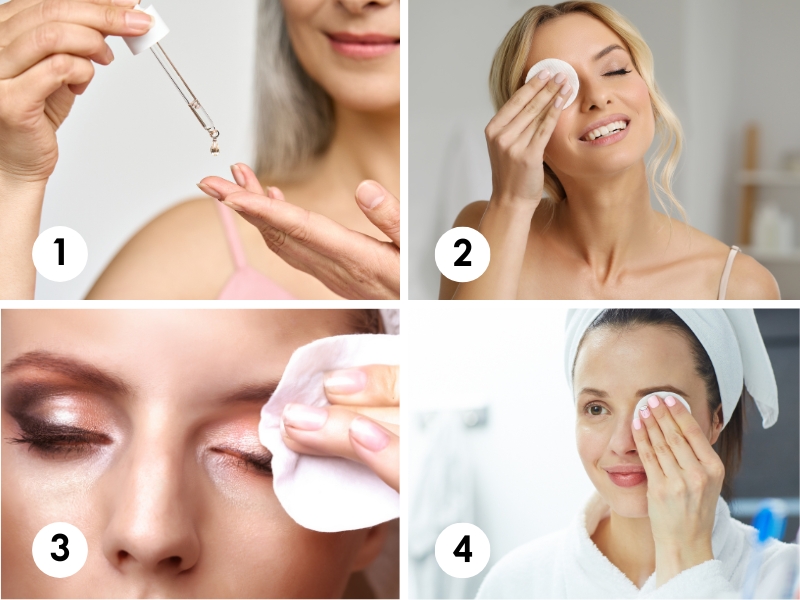 cách tẩy trang mascara  bằng dầu dừa và dầu ô liu