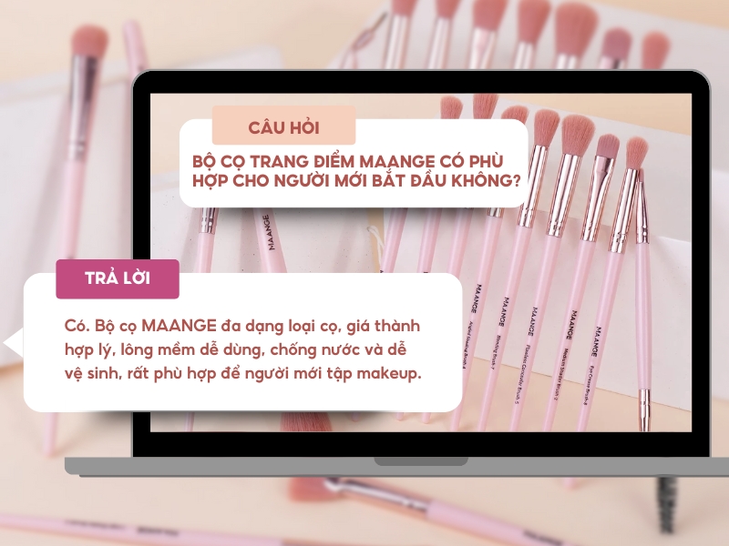 Lý do khiến bộ cọ MAANGE là lựa chọn thông minh cho người mới