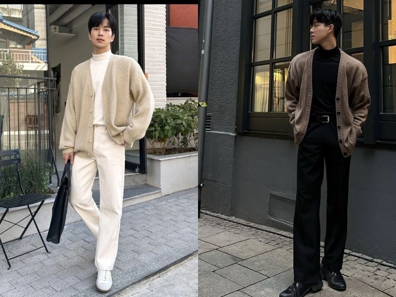 Phối sweater cho nam