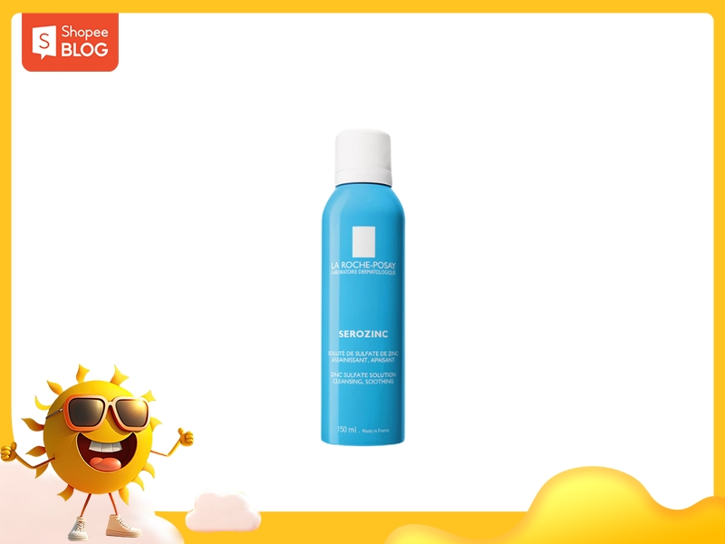 xịt khoáng cho da dầu mụn La Roche Posay Serozinc
