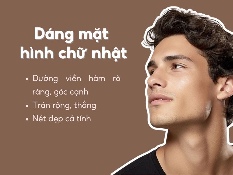 dáng mặt hình chữ nhật