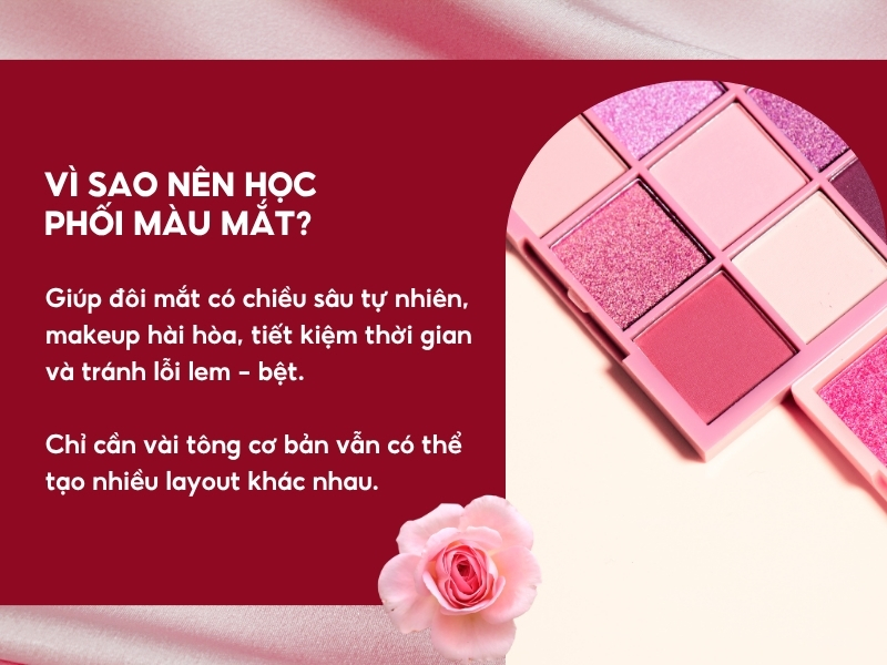 Vì sao phải học phối màu mắt?