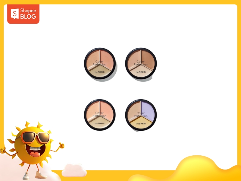 Che khuyết điểm Cover Perfection Triple Pot Concealer