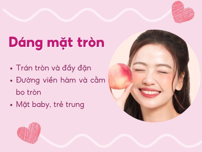 dáng mặt tròn