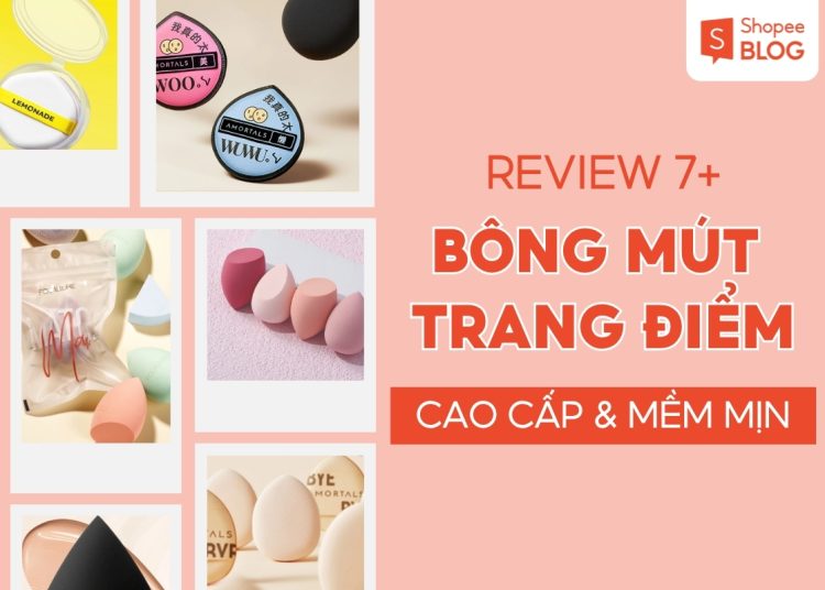 các loại bông mút trang điểm