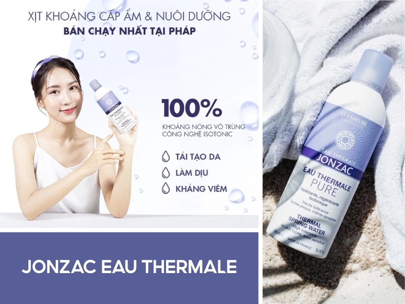 Công dụng xịt khoáng Jonzac EAU Thermale