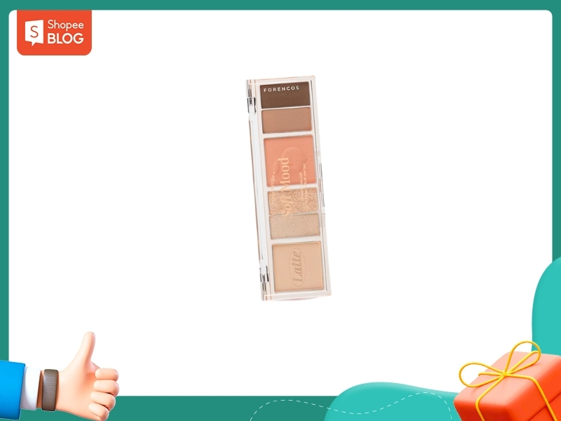 Bảng phấn mắt tone Hàn Quốc tự nhiên FORENCOS Soft Mood Eye Palette