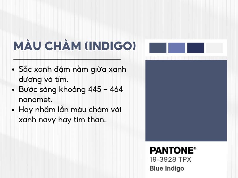 Màu chàm là màu gì 