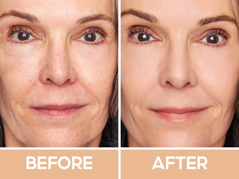 Hiệu quả lớp nền khi dùng cọ OVW FDS01