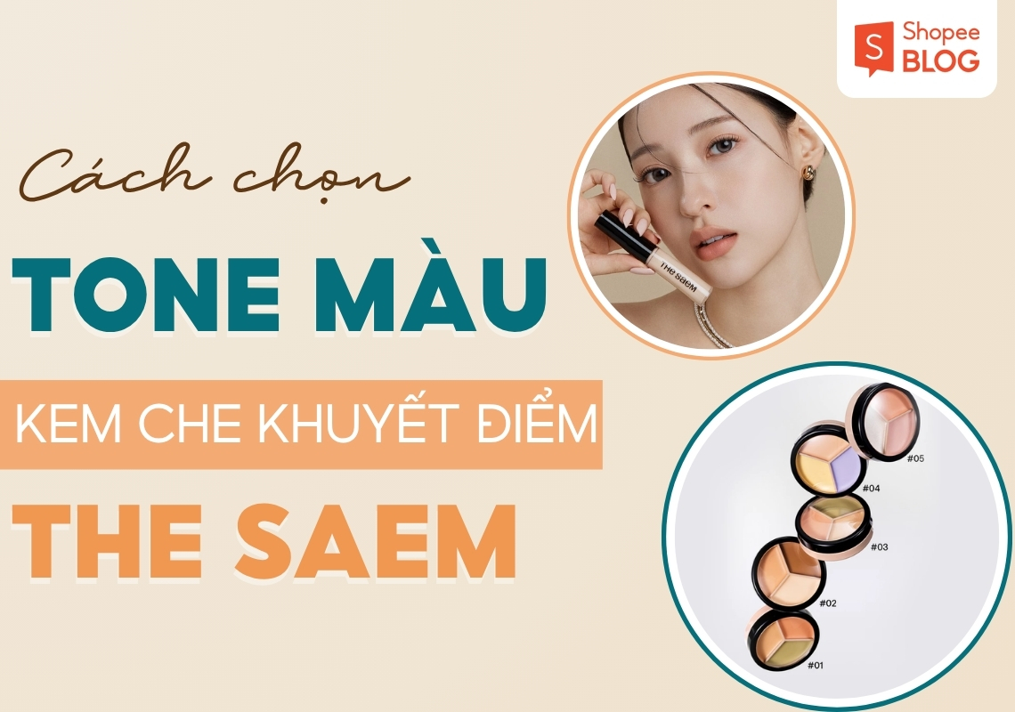 cách chọn tông màu kem che khuyết điểm the saem