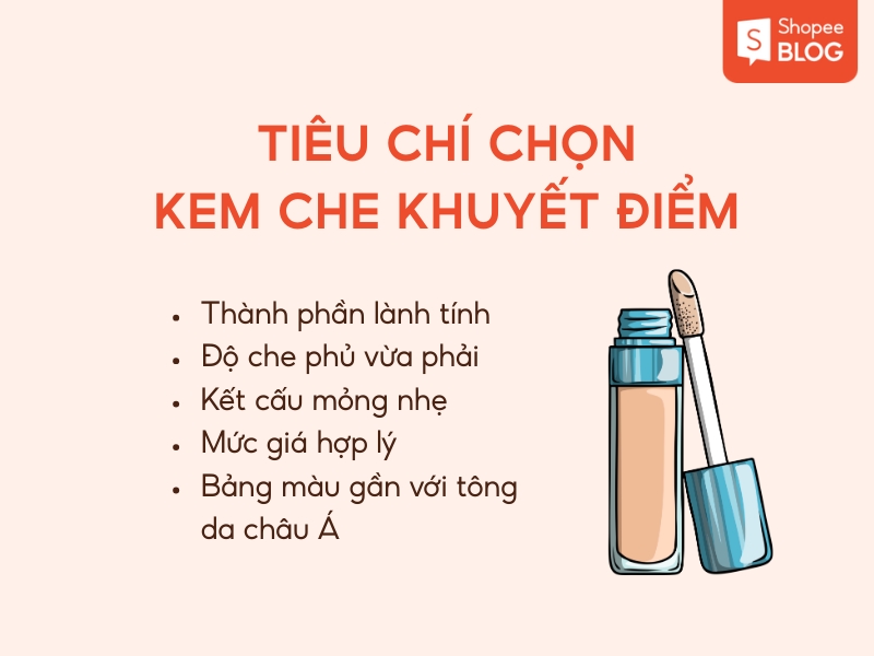 Cách chọn kem che khuyết điểm giá học sinh
