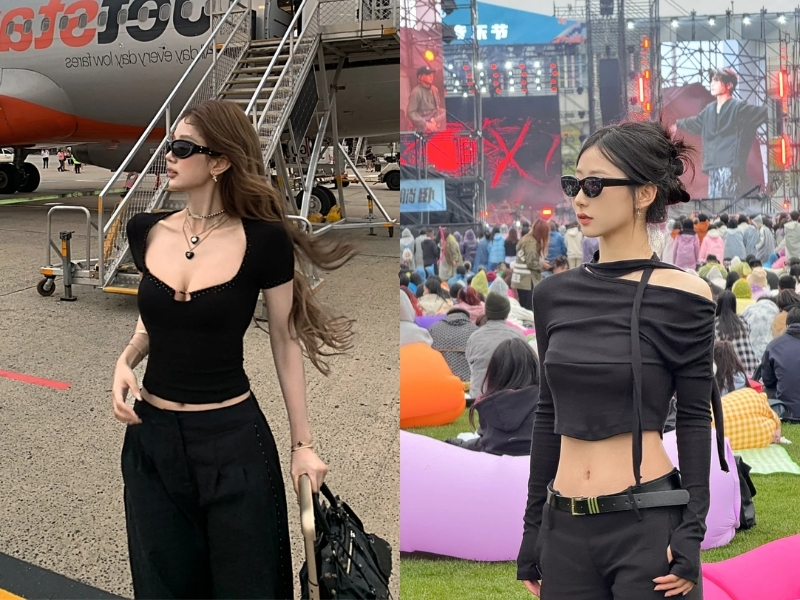 màu đen phối với màu đen