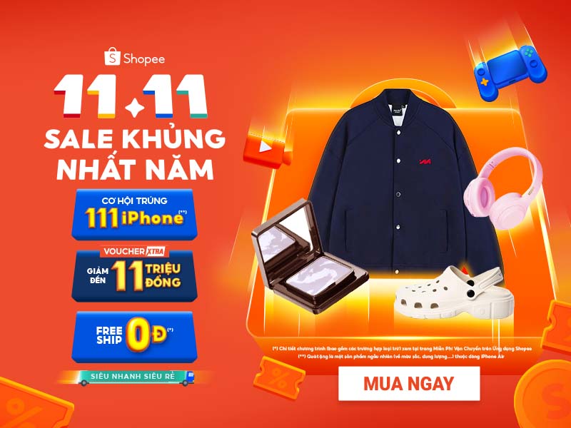11.11 Sale khủng nhất năm