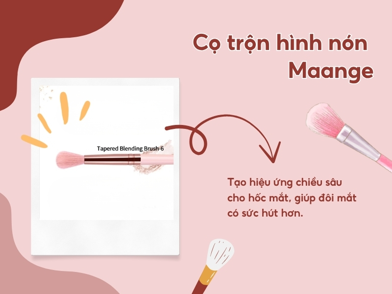 Cọ trộn hình nón Maange