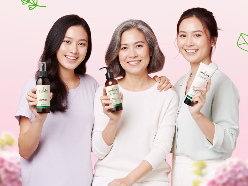 Các sản phẩm thuần chay của Sukin 