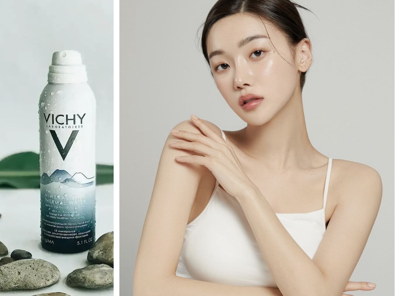 xịt khoáng dưỡng ẩm Vichy Mineralizing Thermal Water