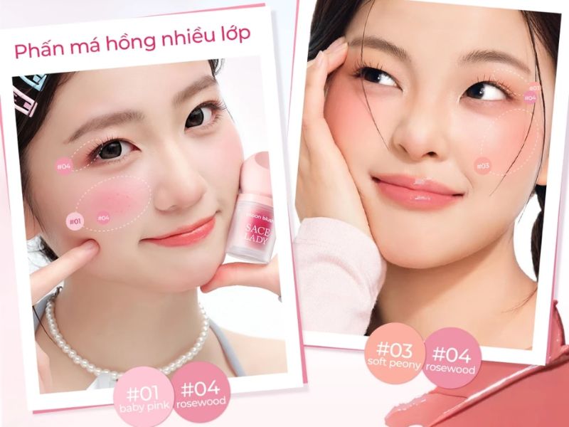 Makeup tone dâu tây
