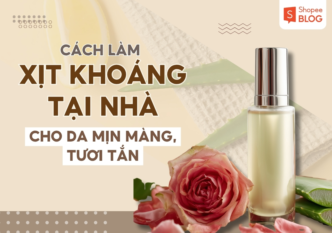 cách làm xịt khoáng tại nhà