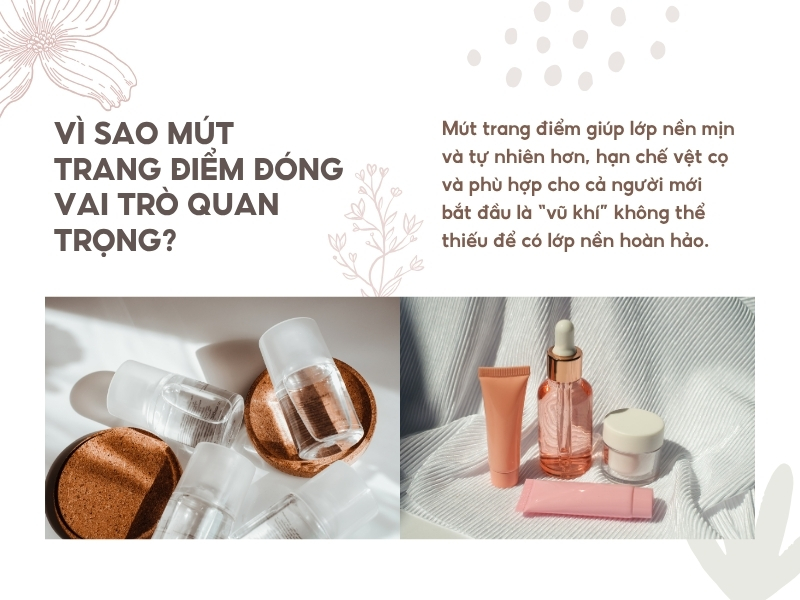 Vì sao mút trang điểm quan trọng