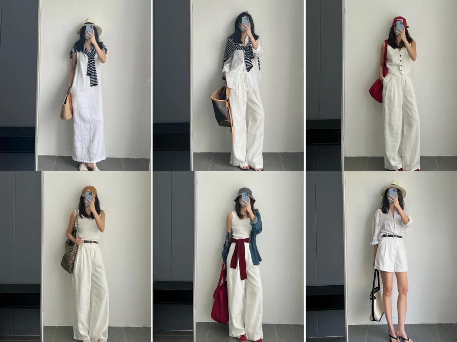 các item phối đồ màu ivory