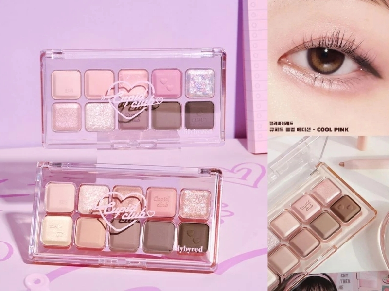Phấn mắt Lilybyred Mood Keyboard Cupid 10 Ô 10.5g
