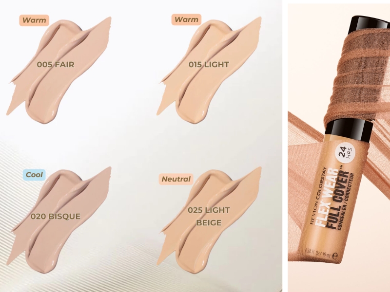 Bảng màu của Revlon ColorStay Flex Wear