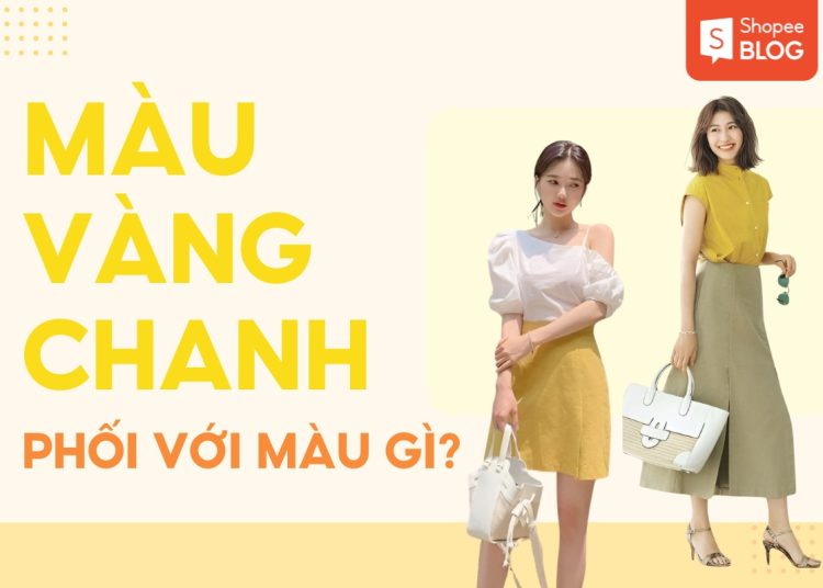 màu vàng chanh phối với màu gì