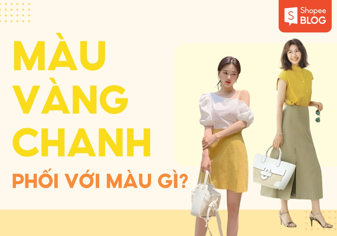 màu vàng chanh phối với màu gì