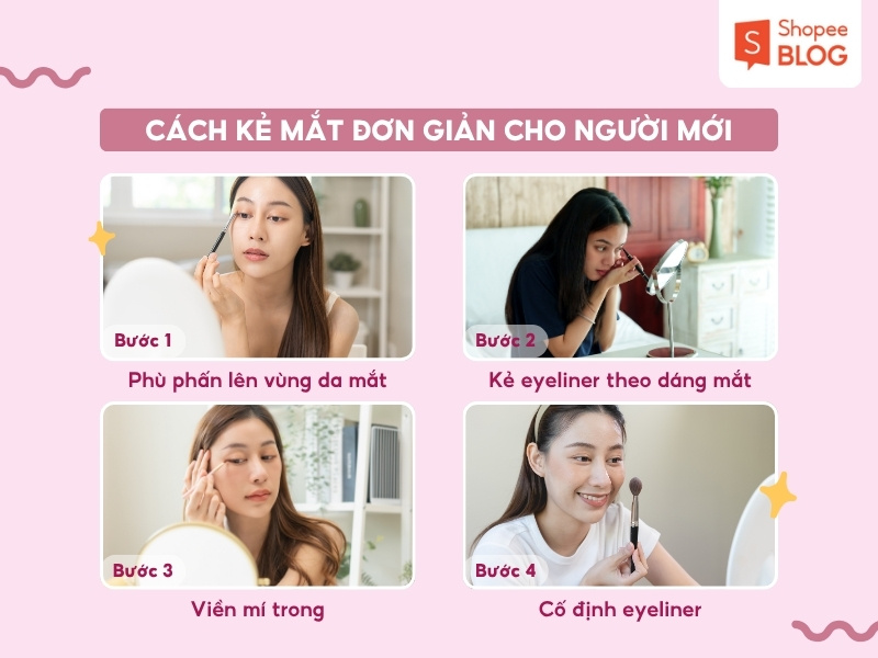 Cách kẻ mắt đơn giản cho người mới bắt đầu