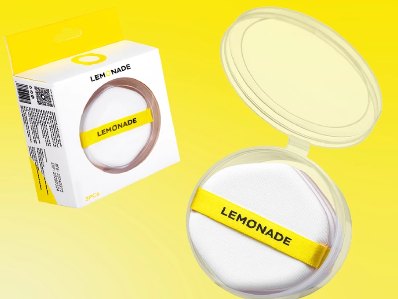 Bộ 3 bông phấn tán nền Lemonade Cushion Puff Set