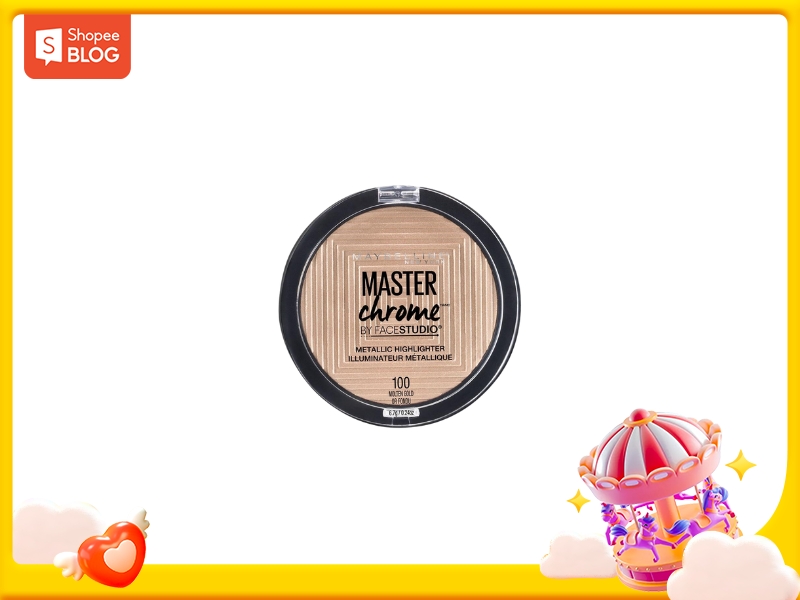 Phấn highlight bắt sáng Maybelline Master Chrome Metallic Highlighter