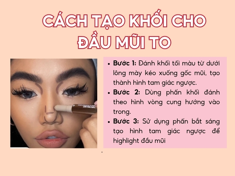 cách tạo khói cho mũi to