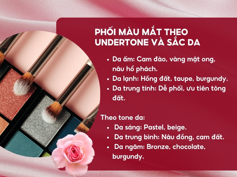 Chọn màu mắt theo undertone