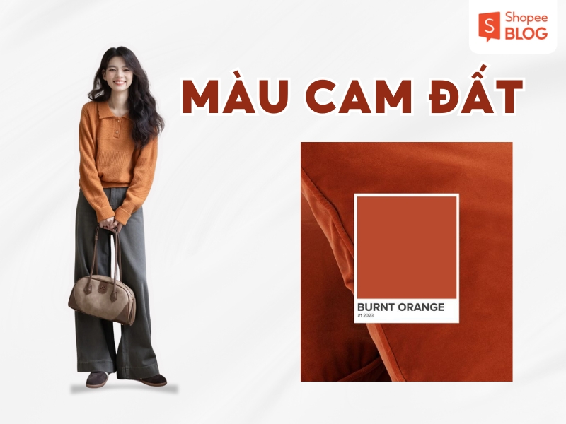 màu cam đất
