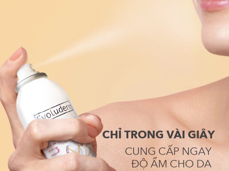 tia xịt của Evoluderm Eau Pure