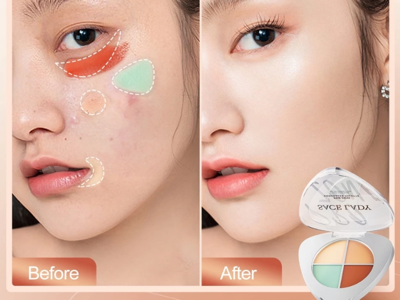 Trước và sau khi dùng Sace Lady Pro Zone Concealer