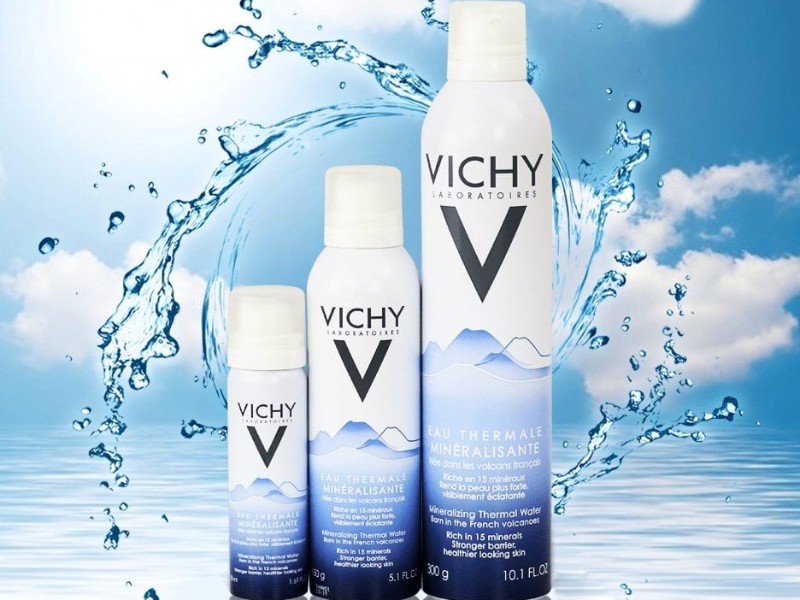 Xịt khoáng cho da nhạy cảm Vichy Mineralizing Thermal Water