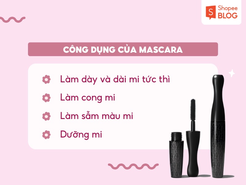 Công dụng của Mascara