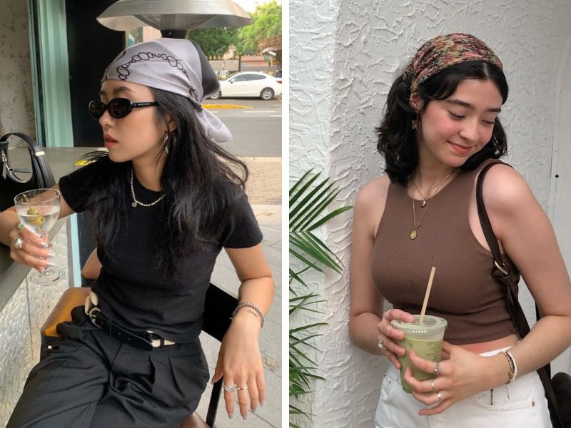 khăn bandana buộc đầu