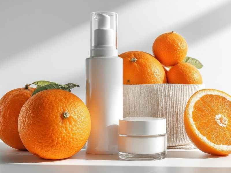 Xịt khoáng từ vỏ cam chanh và vitamin E