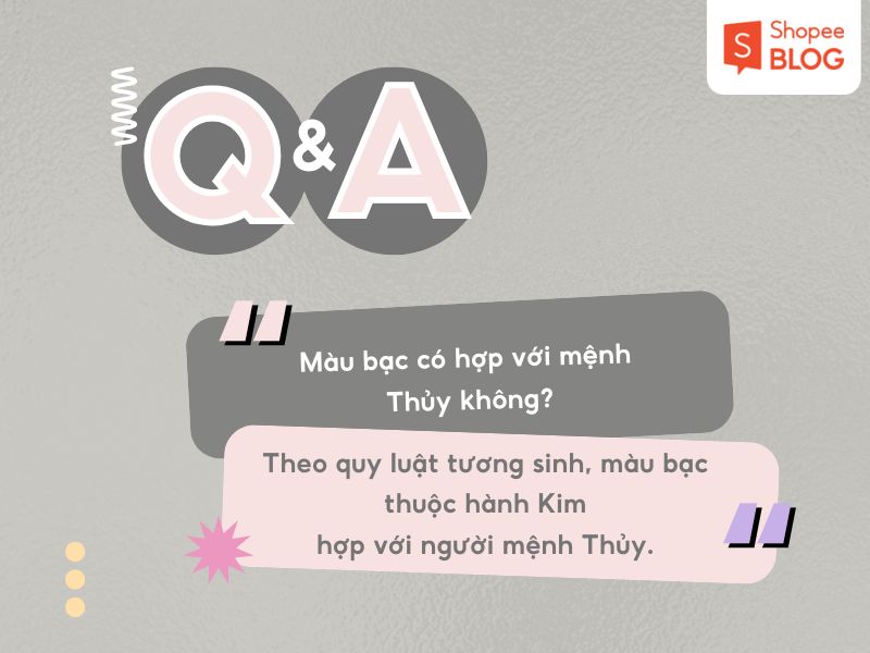 Phong thủy của màu bạc