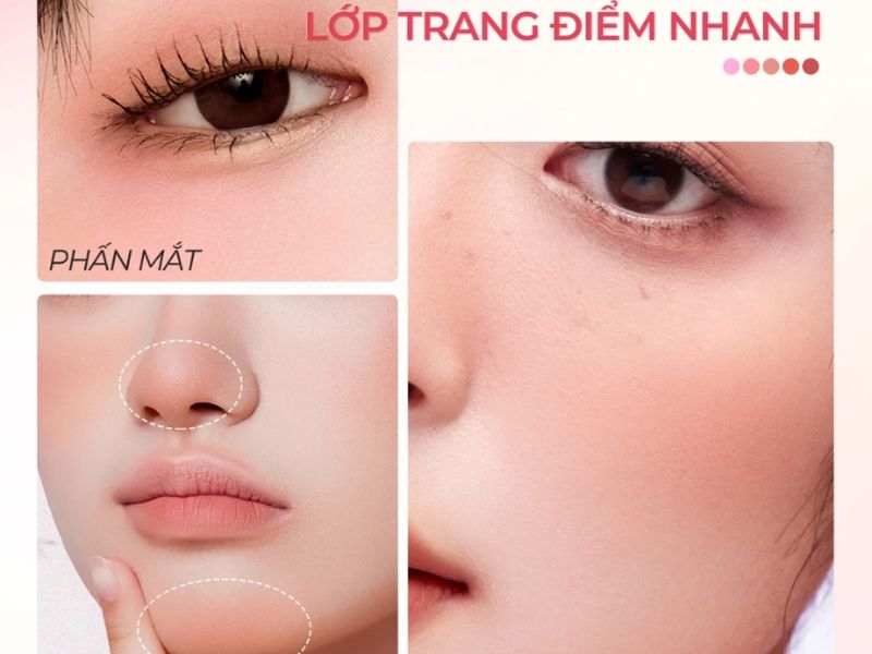 tome make up cam đào 