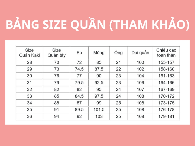 Size XL là bao nhiêu kg? Cách chọn trang phục phù hợp theo cân nặng 1