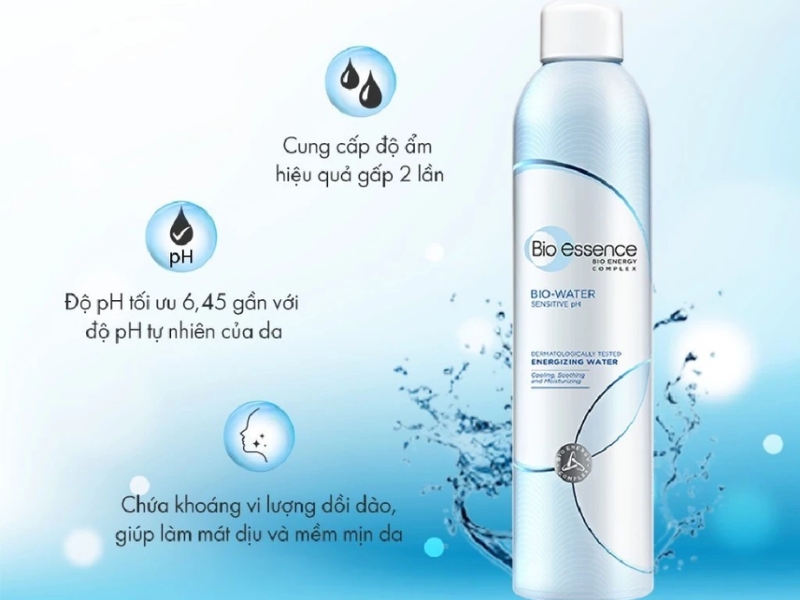 Xịt khoáng dưỡng da Bio-Essence Bio-Water Water Energizing