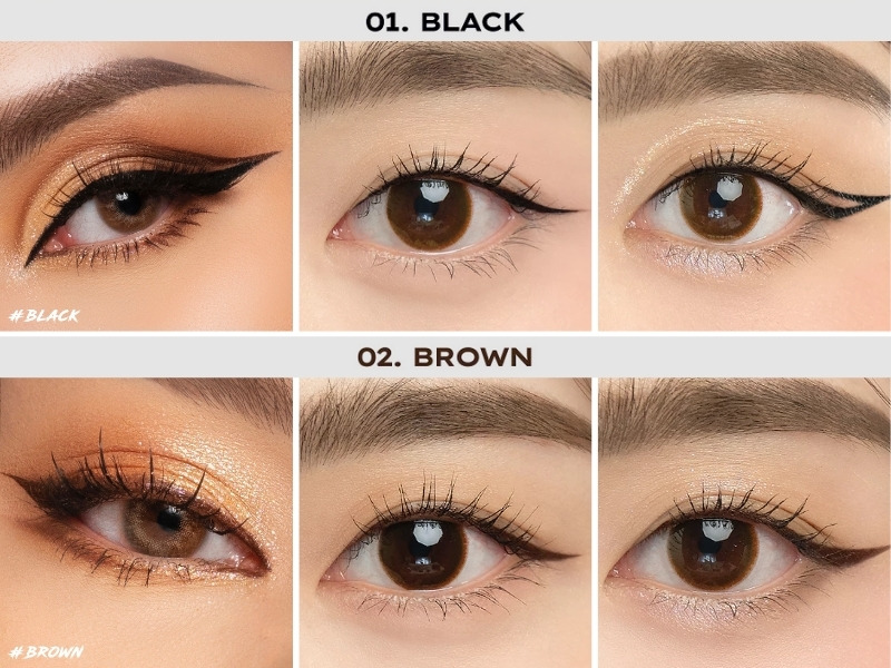 Bảng màu kẻ mắt Lemonade SuperTiger Micro Eyeliner