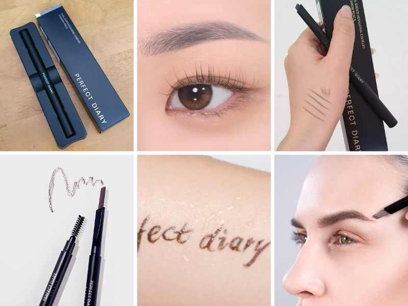 Bút kẻ lông mày Perfect Diary Dual Ended 