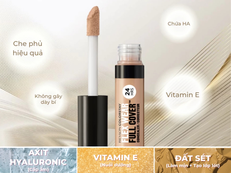 Kem che khuyết điểm dành cho da dầu Revlon ColorStay Flex Wea