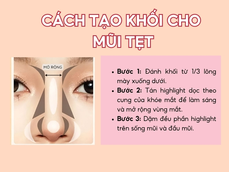cách tạo khói Mũi tẹt