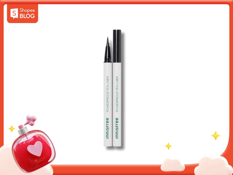 Kẻ mắt nước lâu trôi Innisfree Powerproof Brush Liner 